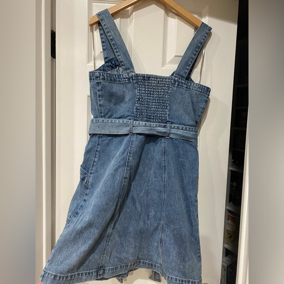 Custom Habitual Denim Buttoned Down Dress SzS - Picture 3 of 12